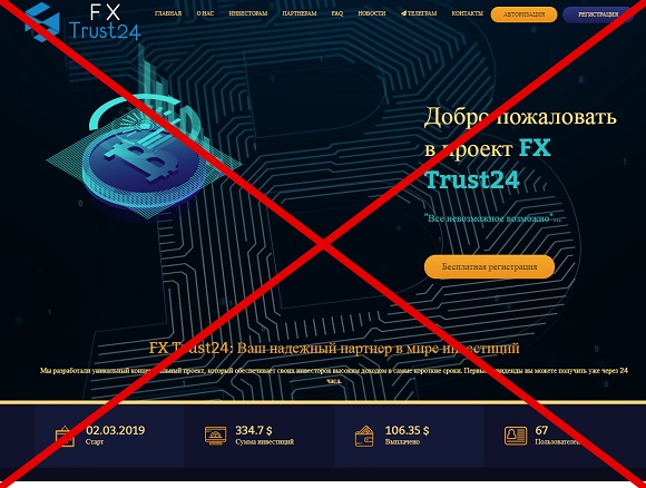 Мир инвестиций FX Trust24 - отзывы и обзор fx-trust24.pro
