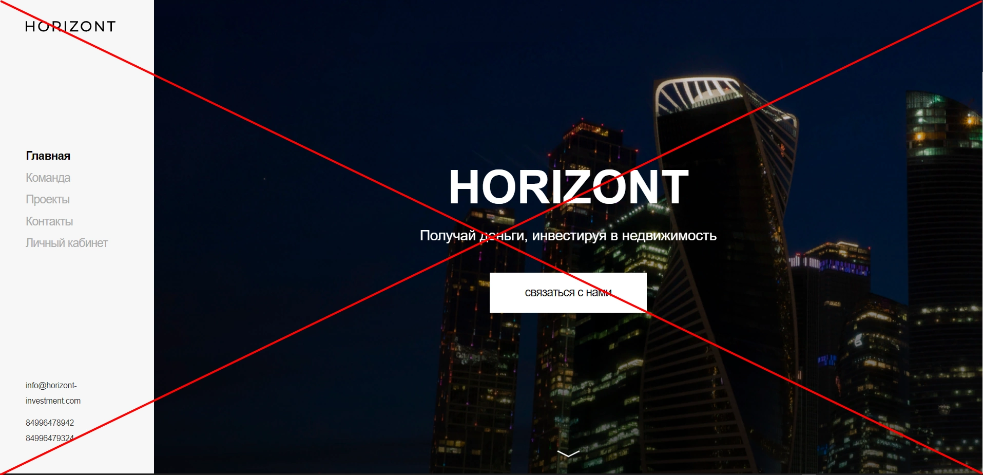 Horizont Investment - обзор и отзывы. Компания horizont-investment.com