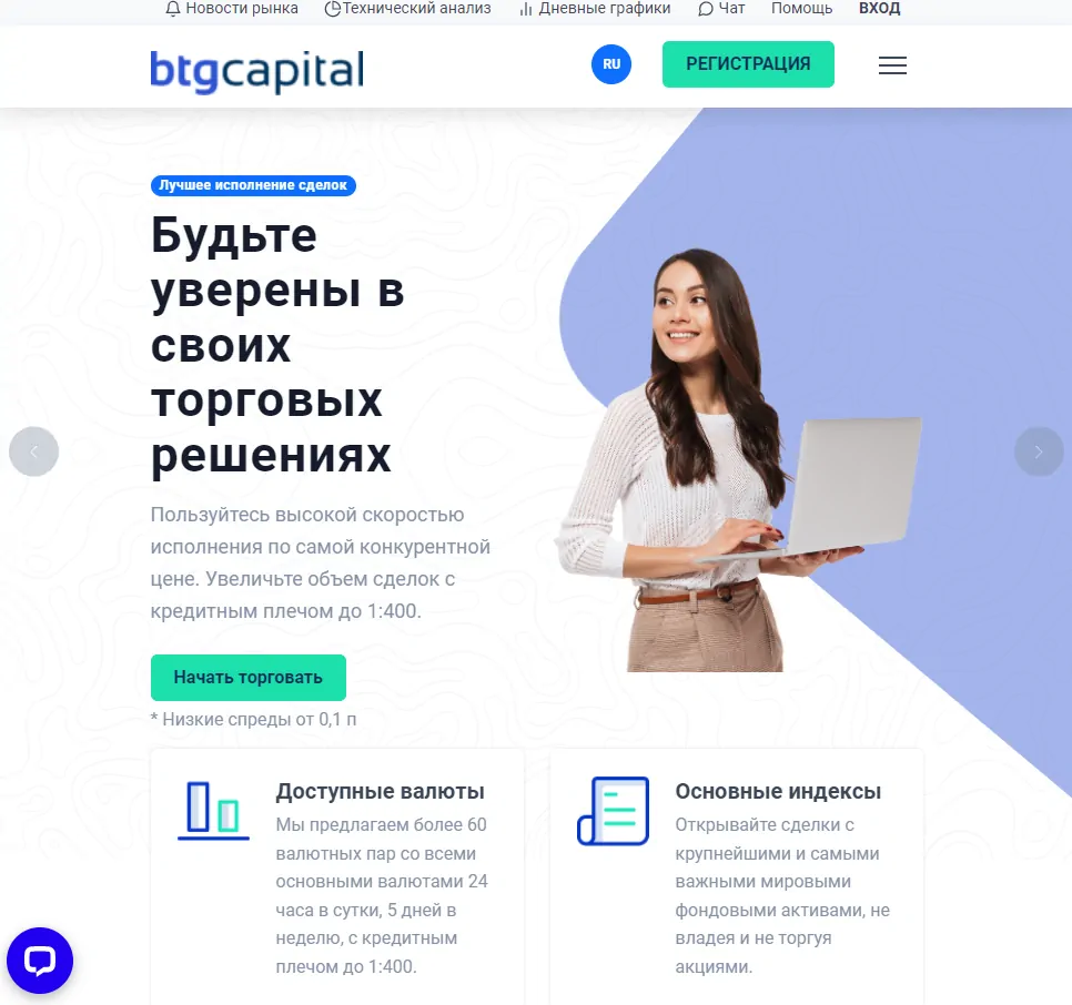 Обзор BTG Capital - отзывы о компании