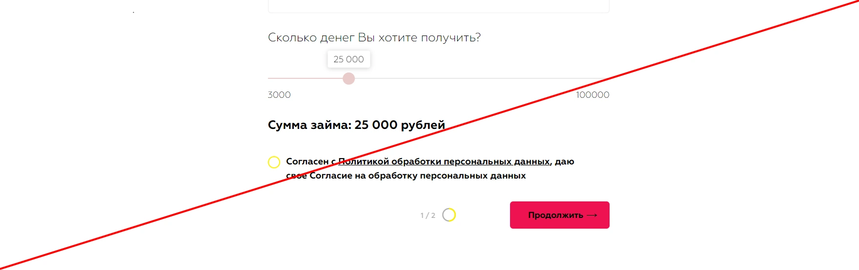 СМС от 1cashu.ru обман