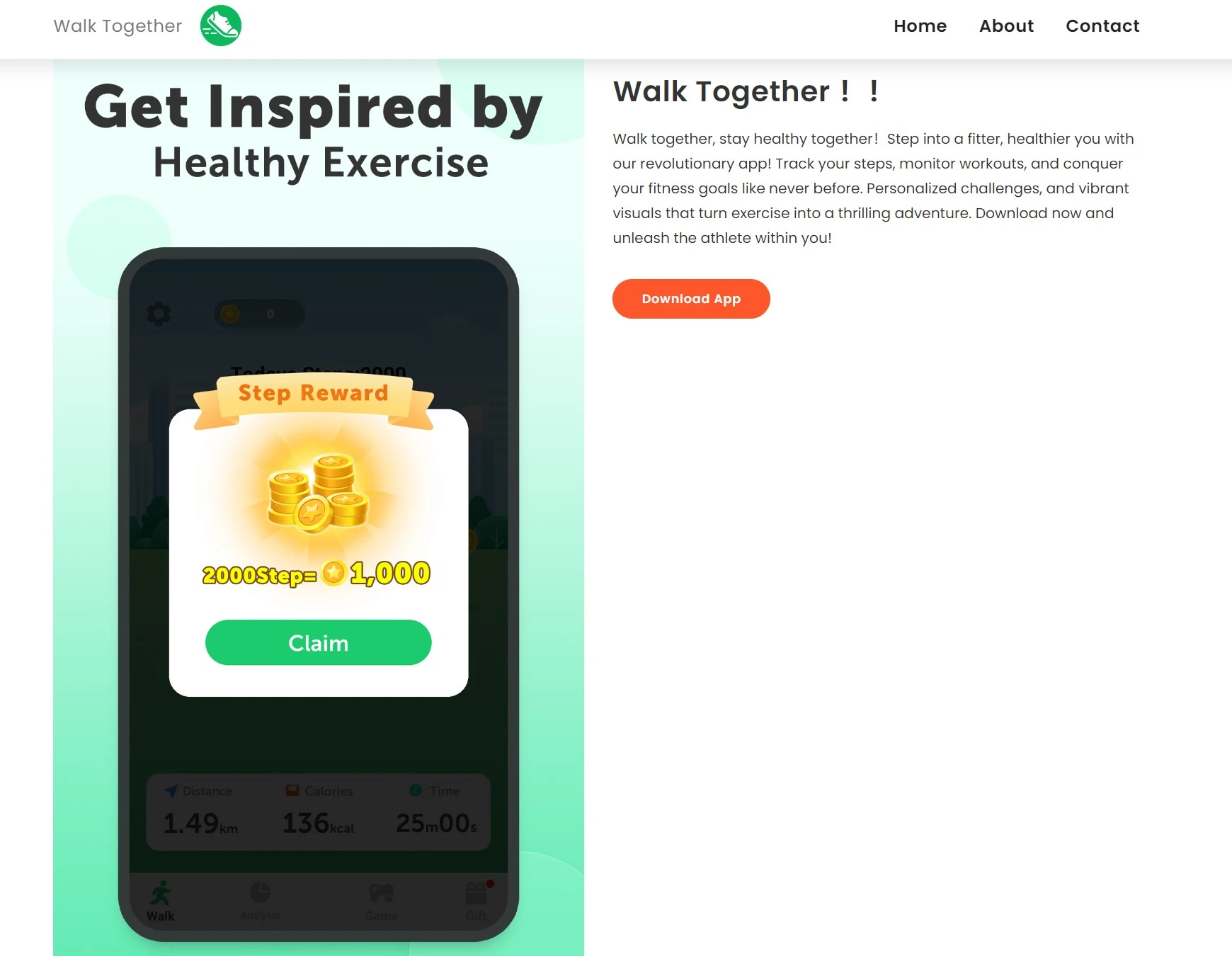 Описание проекта на официальном сайте Walk Together 