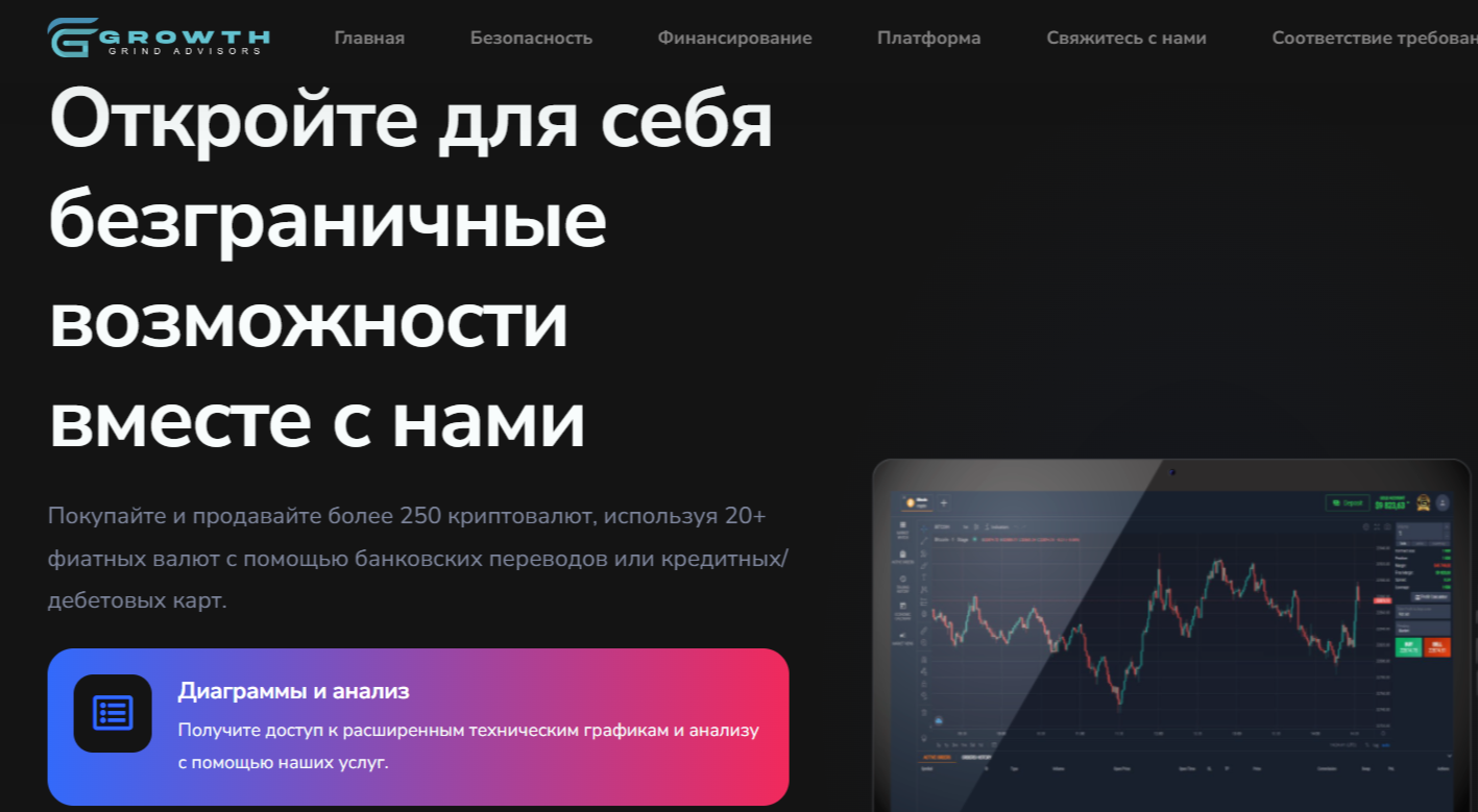 Growth Grind Advisors (growthgrindadvisors.com) отзывы о компании. Развод!
