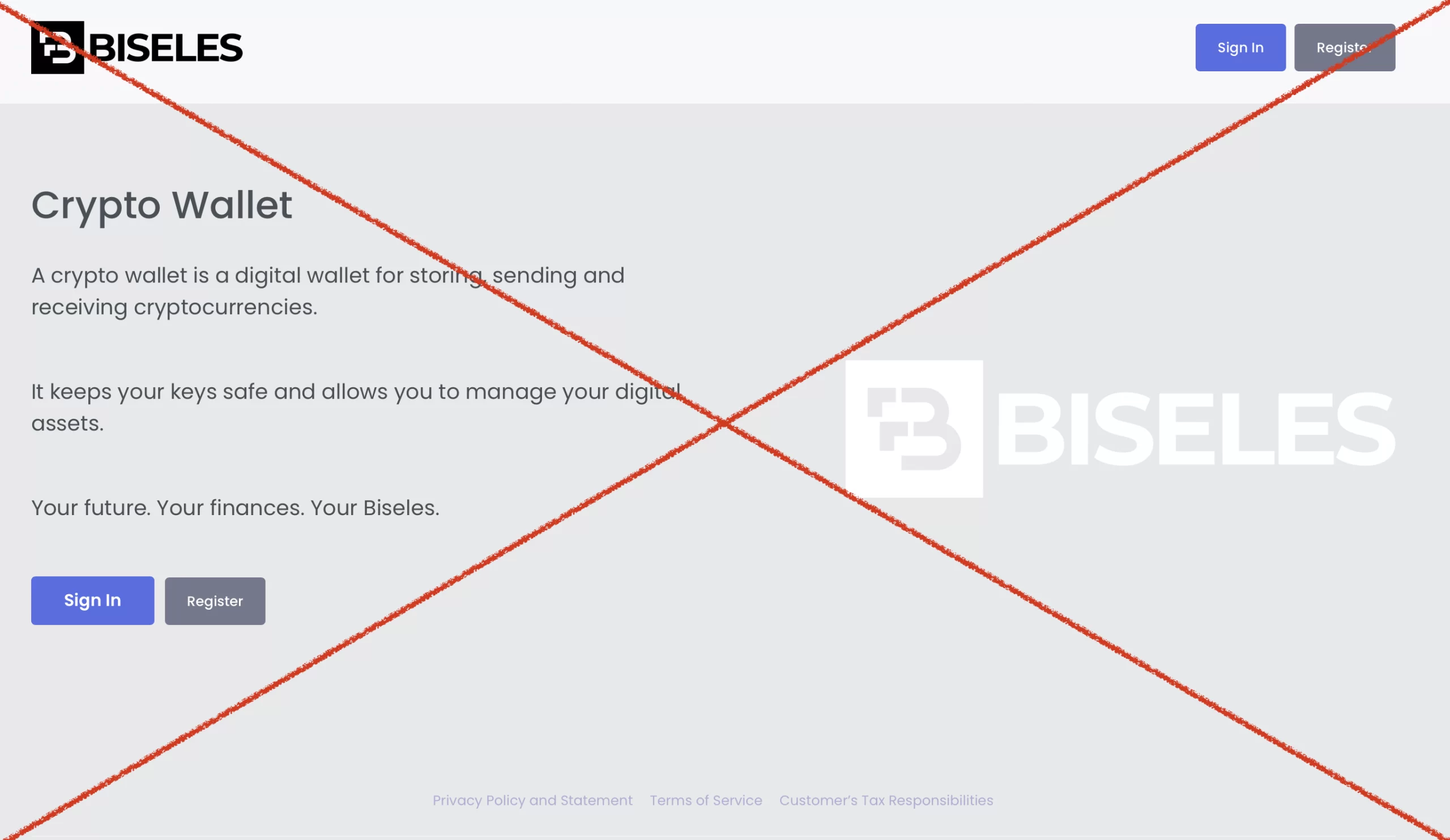 Biseles – кошелек мошенников. Отзывы