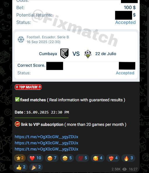 SOCCER FIXED MATCHES отзывы