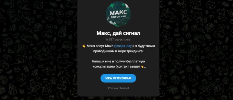 Макс Дай Сигнал (Макс Леонов) отзывы и обзор - честный канал или нет